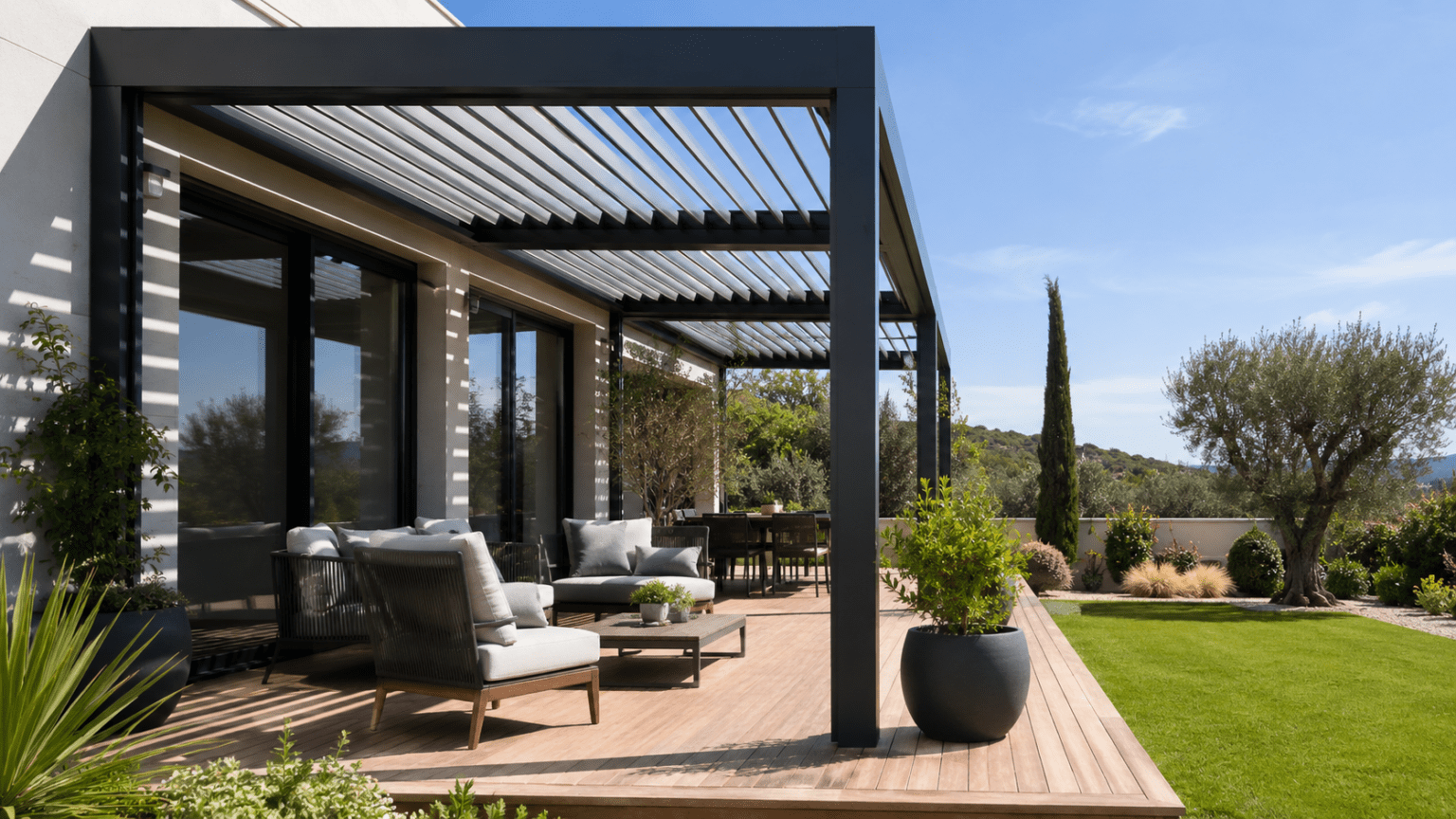 Qué es una pérgola bioclimática y cómo funciona